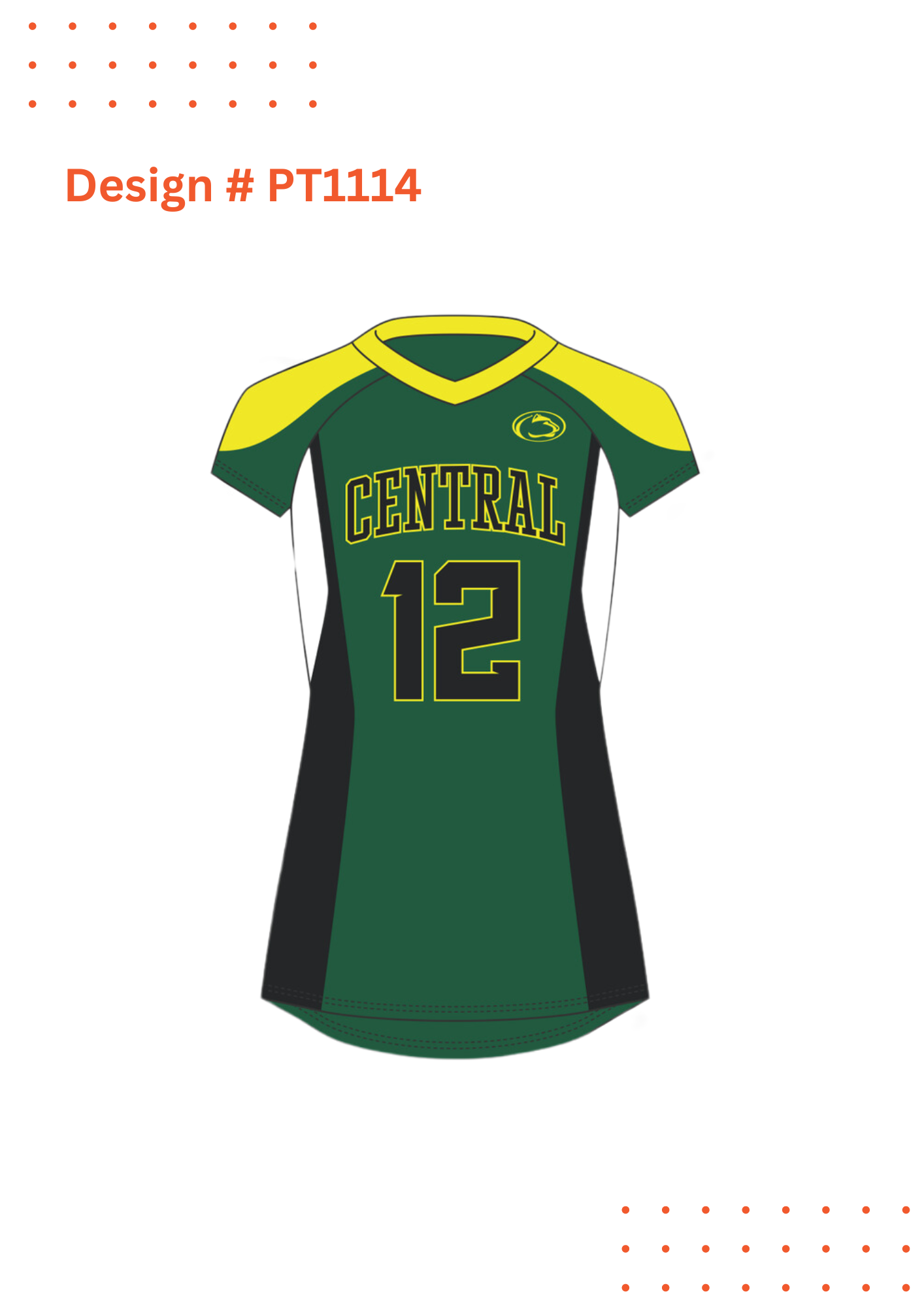 Custom Volleyball Uniform Mockups